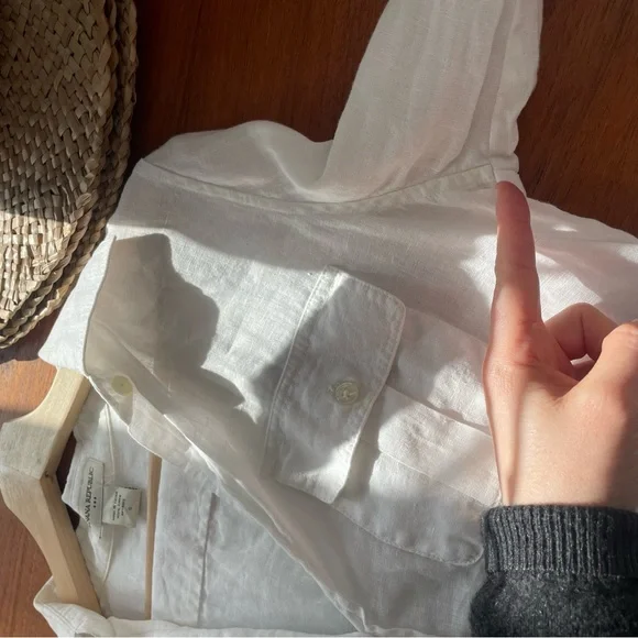 Banana Republic 100% Linen Shirt - Picture 12 of 12